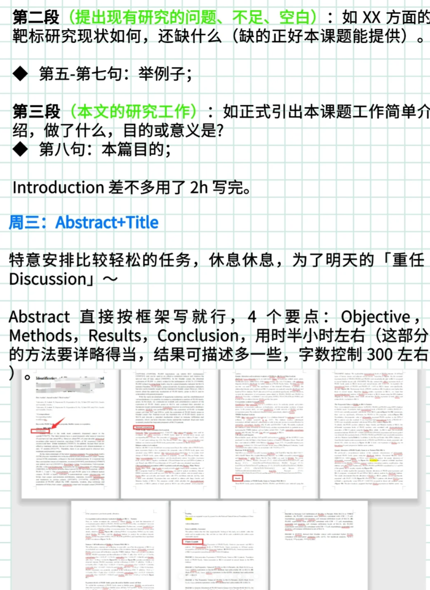 SCI写作：如何在一周内完...